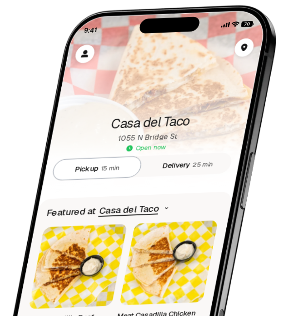 Casa del Taco app preview
